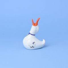 Goose: Salt shaker goose with orange beak 12 cm, Leander Loučky