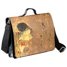 Shoulder bag The Kiss 39 / 9 / 31 cm, synthetic fibers, G. Klimt, Goebel