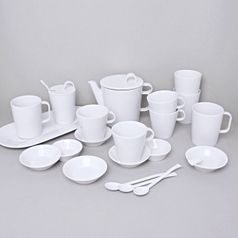 Bohemia White,Tea set, Pelcl design, Cesky porcelan a.s.