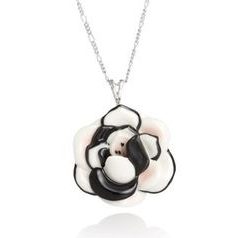 Necklace 3,5 cm, Camelia, FRANZ porcelain