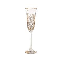 Champagne glass 100 ml The Tree of life, glass, G. Klimt, Goebel