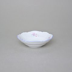 Bowl 13 cm, Thun 1794 Carlsbad porcelain, BERNADOTTE blue-pink flowers