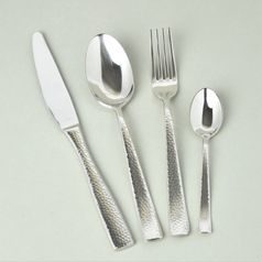 24 pcs. cutlery set, Posata MARTELLATA, NEVA
