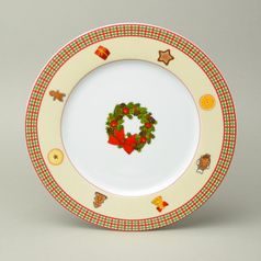 Christmas porcelain: Plate dining 26 cm Nina, Thun 1794