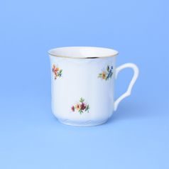 Mug Karel 0,27 l, Házenka + gold line, Český porcelán a.s.