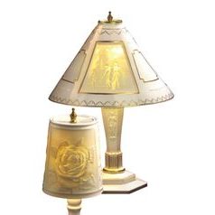 Lamp Ladies 32 x 32 x 46 cm, Porzellanmanufactur Plaue