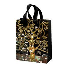 Dárková taška papírová Strom života - 21 / 15 / 27 cm, G. Klimt, Goebel