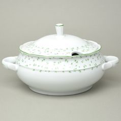 NATÁLIE zelené kvítky: Mísa polévková 2,7 l, Thun 1794, karlovarský porcelán