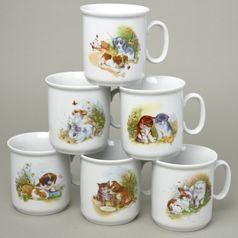 Mug Gaston 0,22 l set of 6 pcs. - Pets decor, Český porcelán a.s.