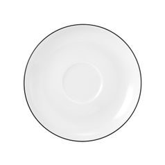 Saucer 15 cm, Lido Black Line, Seltmann Porcelain