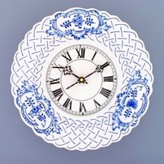 Clocks 27 cm plus clockwork, Original Blue Onion Pattern