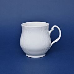 Hrnek Jonáš 310 ml, Thun 1794, karlovarský porcelán, BERNADOTTE bílá