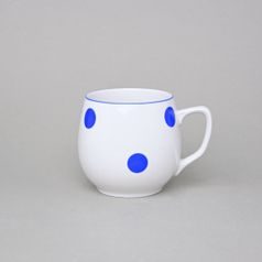 Mug Banak 300 ml, blue dots, Český porcelán a.s.