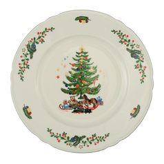 Plate flat 27 cm, Marie-Luise 43607 Christmas, Seltmann Porcelain