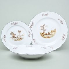 Rose 81048: Talířová sada pro 6 osob, Thun 1794, karlovarský porcelán