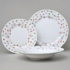 Plate set for 6 persons, Thun 1794 Carlsbad porcelain, BERNADOTTE 7570a57