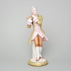Pán rokoko 13 x 13 x 33 cm, Bronz, Porcelánové figurky Duchcov