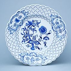 Talíř reliéfní 27 cm, Cibulák, originální z Dubí