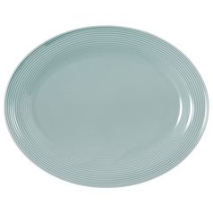 Beat arktická modrá: Oválný tác 35 x 28 cm, porcelán Seltmann