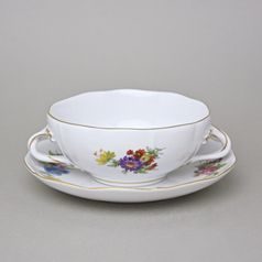 Cup and saucer soup 0,25 l / 17,5 cm, Harmonie, Cesky porcelan a.s.