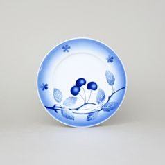 Talíř dezertní 19 cm, Thun 1794, karlovarský porcelán, BLUE CHERRY