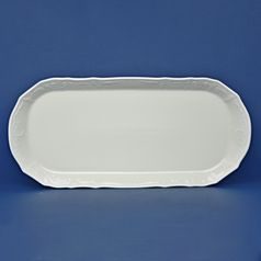 Tray square 37 cm, Thun 1794 Carlsbad porcelain, BERNADOTTE ivory