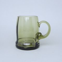 Pivní půllitr - Bambus, 13,5 cm (Zelený), 500 ml, Floriánova huť