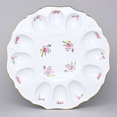 Egg tray 27 cm, Thun 1794 Carlsbad porcelain, BERNADOTTE Meissen Rose