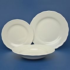 Plate set for 6 pers. 27-24-21, Verona Ivory, G. Benedikt