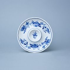 Kalíšek na vejce nízký talířek 13 cm, Cibulák, originální z Dubí (2.j.)