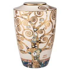 Váza Strom života, 27 / 27 / 41 cm, porcelán, G. Klimt, Goebel