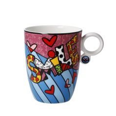 Mug Romero Britto - Smile, 0,4 l, Fine Bone China, Goebel