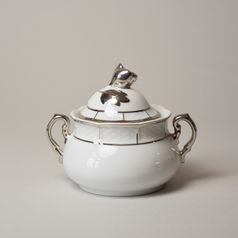 Sugar bowl 250 ml, Thun 1794, MENUET platinum