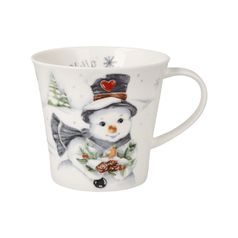 Mug with snowman Hello Winter 350ml, Fine Bone China, Goebel