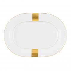 Platter oval 24 x 17 cm, Jade Macao 3636, Tettau Porcelain