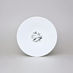 Bohemia black: Plate dessert 20 cm, design Jiří Pelcl, Český porcelán a.s.