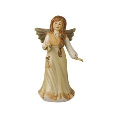 Angel w/Christmas star 15 / 12 / 26 cm, stoneware, Goebel