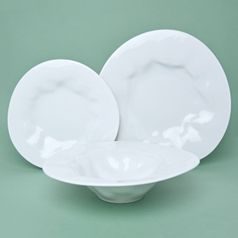 Plate SET for 4 persons with a deep plate 27 cm, Flamenco, G. Benedikt 1882