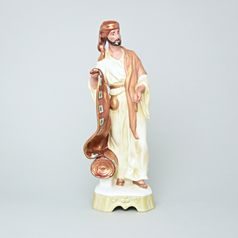 Maur 33,5 cm, Bronz, Porcelánové figurky Duchcov