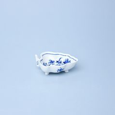Cukřenka list na nožkách 10,8 cm, Cibulák, originální z Dubí