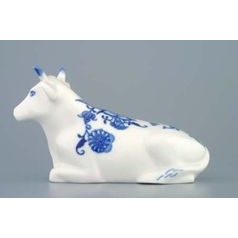 Cow lying 16 cm, Original Blue Onion Pattern