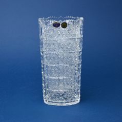 Váza plochá 24 cm, brus 500pk, Bohemia Crystal