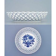 Bowl round perforated 18 cm, Original Blue Onion Pattern