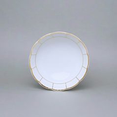 NATÁLIE zlatá: Miska 16 cm, Thun 1794, karlovarský porcelán