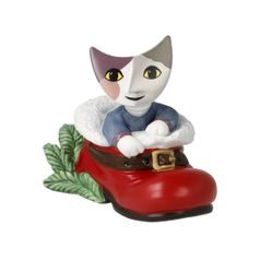 Cat Paco 10 / 5 / 8cm, biscuit china, Cats Goebel R. Wachtmeister