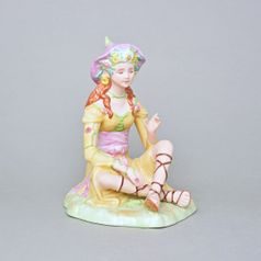 Víla Velenka (Šnečí lidičky) 14,5 x 13 x 17 cm, Saxe, Porcelánové figurky Duchcov