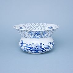 Flower pot perforated 11 cm, Original Blue Onion Pattern