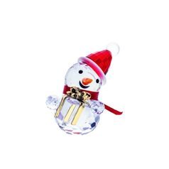 Snowman with a gift, 27 x 35 mm, PRECIOSA crystal gifts