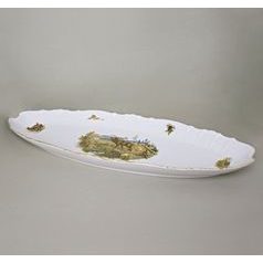 Fish tray 65 cm, Thun 1794 Carlsbad porcelain, BERNADOTTE hunting