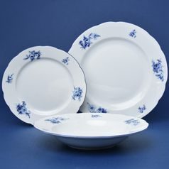 Plate set for 6 persons, Thun 1794 Carlsbad porcelain, ROSE 80061